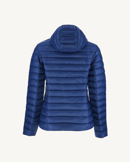 Jott Lightweight Hooded Down Jacket Dark Denim Cloe