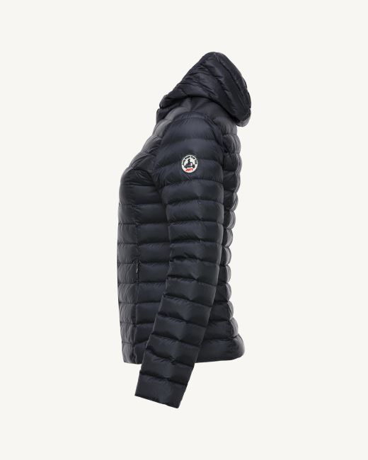 Jott Lightweight Hooded Down Jacket Navy Cloe