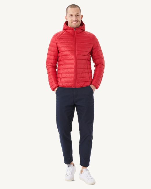 Jott Lightweight Hooded Down Jacket Rouge Nico