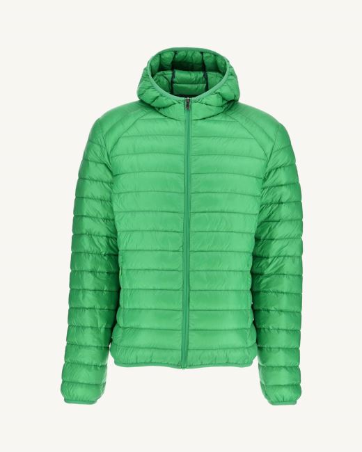 Jott Lightweight Hooded Down Jacket Vert Nico