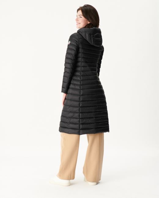 Jott Long And Light Down Jacket Noir Laurie