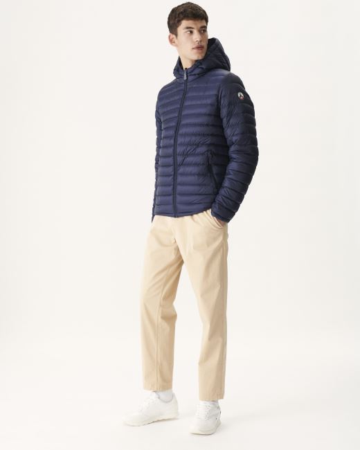 Jott Marine Reversible Hooded Puffer Jacket Bergen