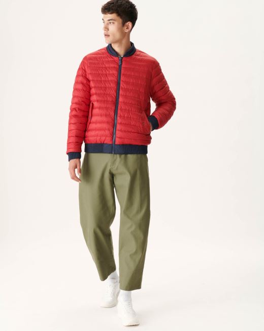 Jott Marine/Rouge Reversible Down Jacket Bombay