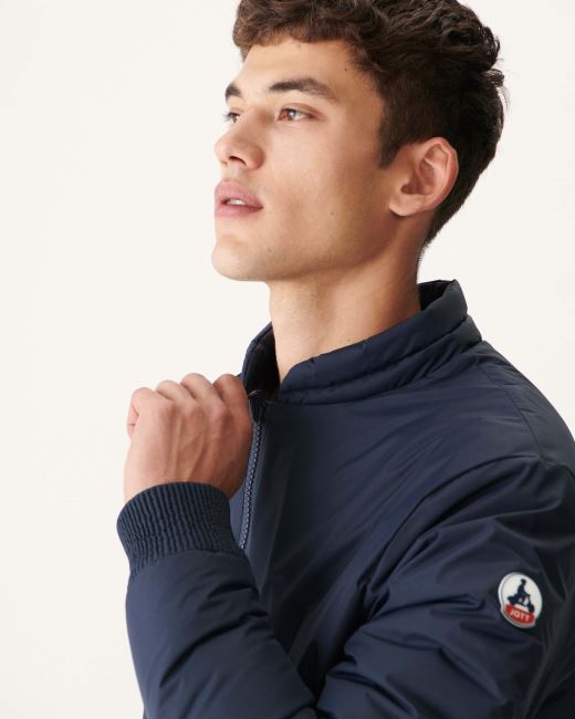 Jott Marine/Rouge Reversible Down Jacket Bombay