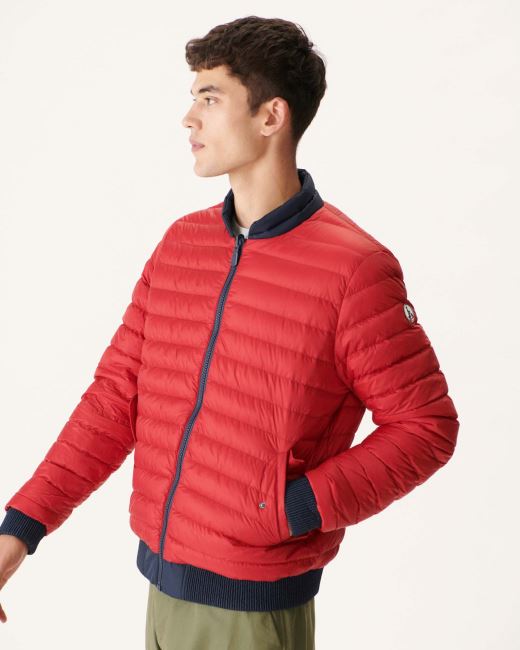 Jott Marine/Rouge Reversible Down Jacket Bombay