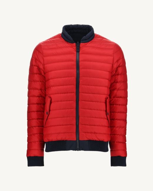 Jott Marine/Rouge Reversible Down Jacket Bombay