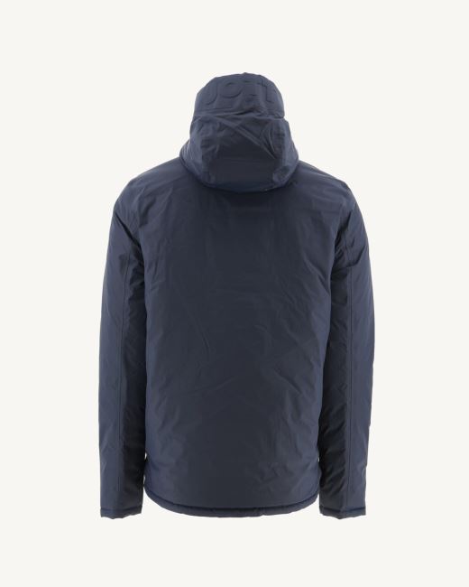 Jott Marine/Rouge Reversible Hooded Puffer Jacket Bergen