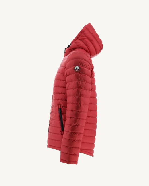 Jott Marine/Rouge Reversible Hooded Puffer Jacket Bergen