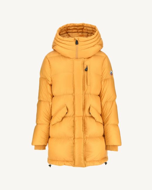 Jott Moutarde Extreme Cold Delhi Hooded Puffer Jacket