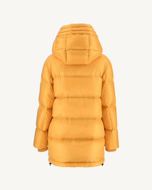 Jott Moutarde Extreme Cold Delhi Hooded Puffer Jacket