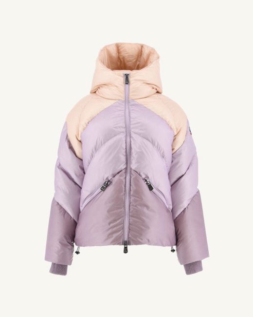 Jott Multi Lavender Hooded Puffer Jacket Stellar