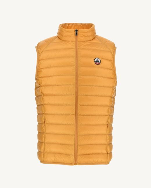 Jott Mustard Yellow Sleeveless Down Jacket Tom