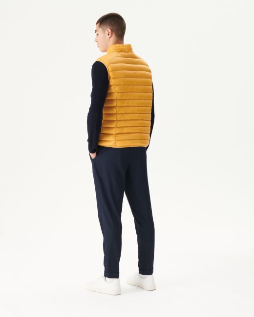 Jott Mustard Yellow Sleeveless Down Jacket Tom