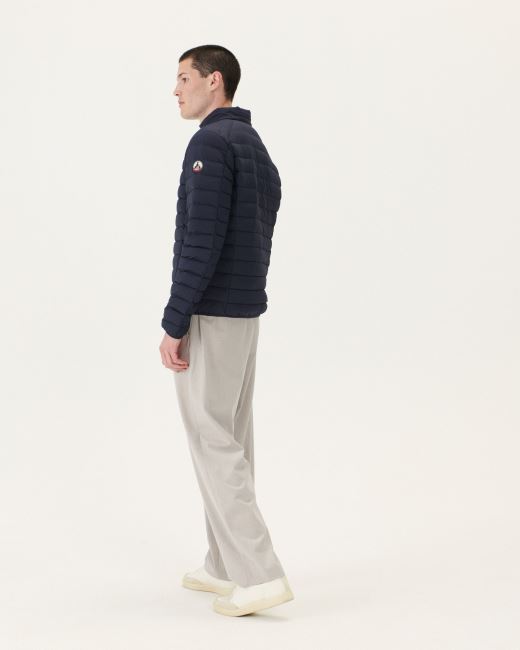 Jott Navy Aragon Lightweight Stretch Puffer Jacket