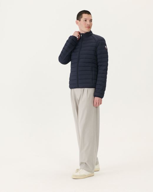 Jott Navy Aragon Lightweight Stretch Puffer Jacket