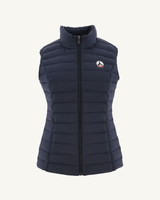 Jott Navy Grenada Stretch Sleeveless Puffer Jacket