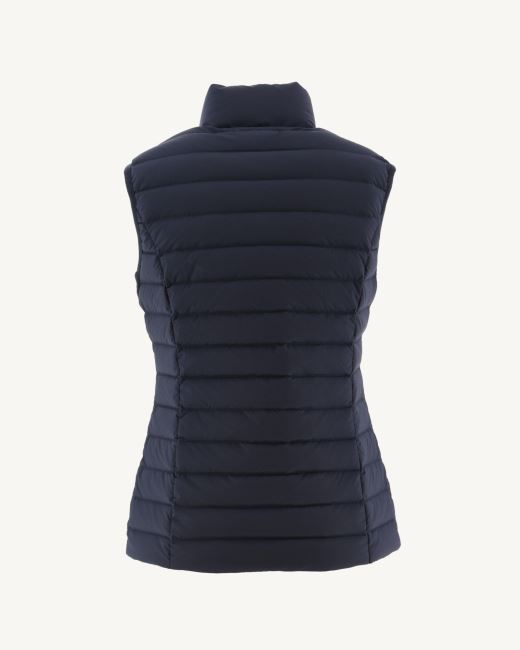 Jott Navy Grenada Stretch Sleeveless Puffer Jacket