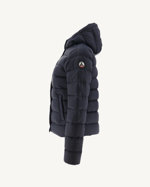 Jott Navy Jane Straight Hooded Puffer Jacket