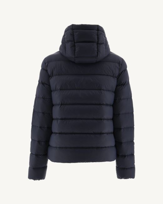Jott Navy Jane Straight Hooded Puffer Jacket