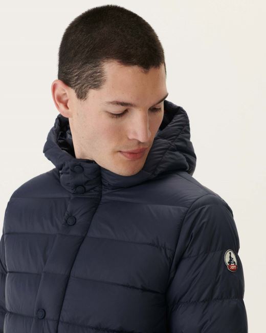 Jott Navy Jorge Hooded Puffer Jacket