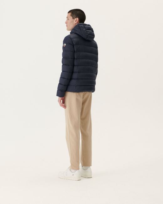 Jott Navy Jorge Hooded Puffer Jacket