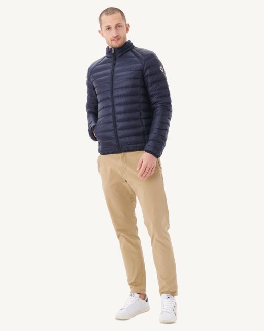 Jott Navy Lightweight Down Jacket Mat