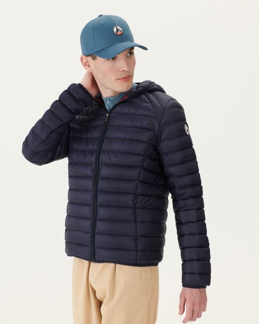 Jott Navy Lightweight Down Jacket Nico