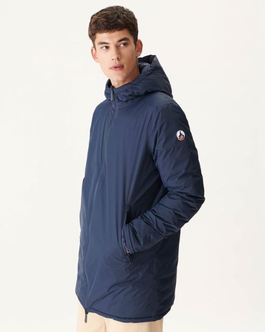 Jott Navy Reversible Light Puffer Jacket Amsterdam