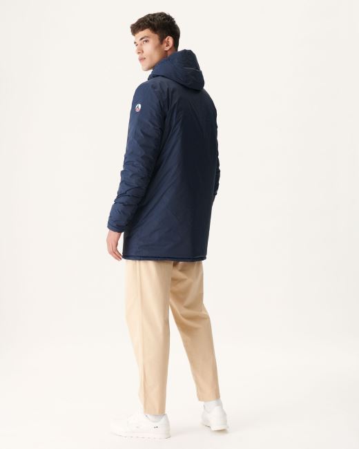 Jott Navy Reversible Light Puffer Jacket Amsterdam