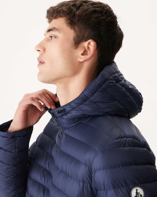 Jott Navy Reversible Light Puffer Jacket Amsterdam