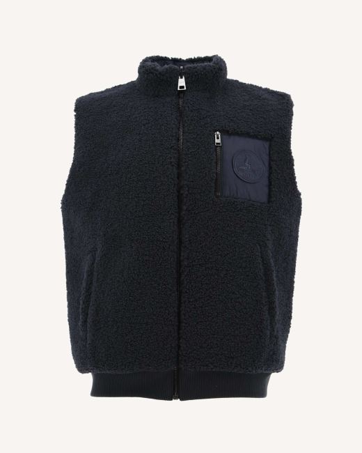 Jott Navy Reversible Sleevless Down Jacket Sami