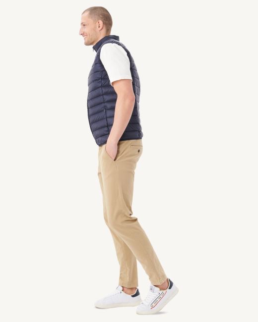 Jott Navy Sleeveless Down Jacket Tom