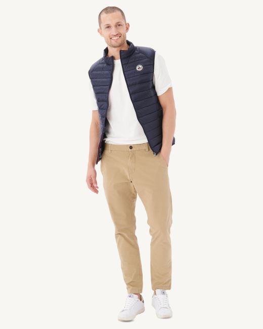 Jott Navy Sleeveless Down Jacket Tom