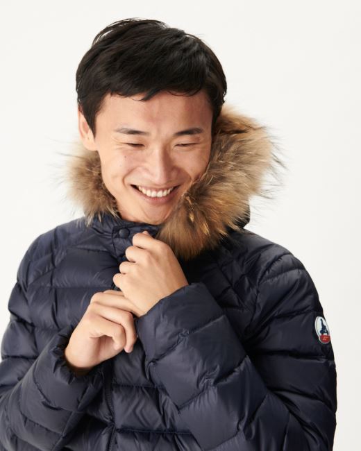 Jott Navy Warm Down Jacket Prestige
