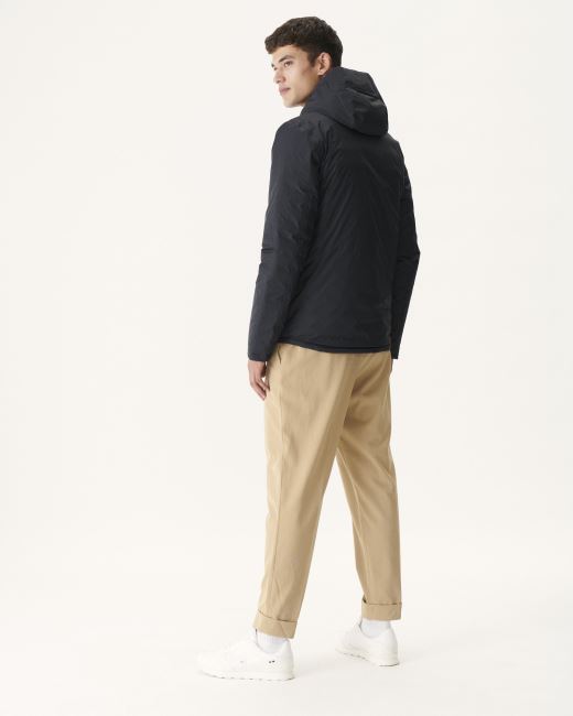 Jott Noir Reversible Hooded Puffer Jacket Bergen