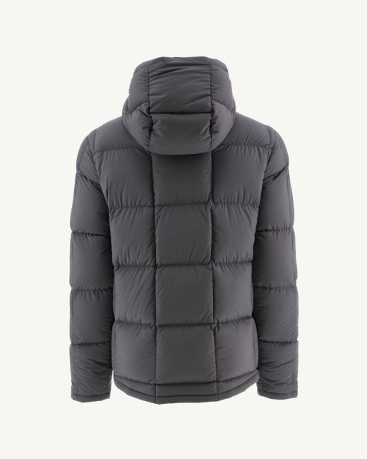 Jott Noir/Anthracite Extreme Cold Hooded Reversible Down Jacket Aspen