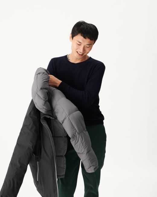 Jott Noir/Anthracite Extreme Cold Hooded Reversible Down Jacket Aspen