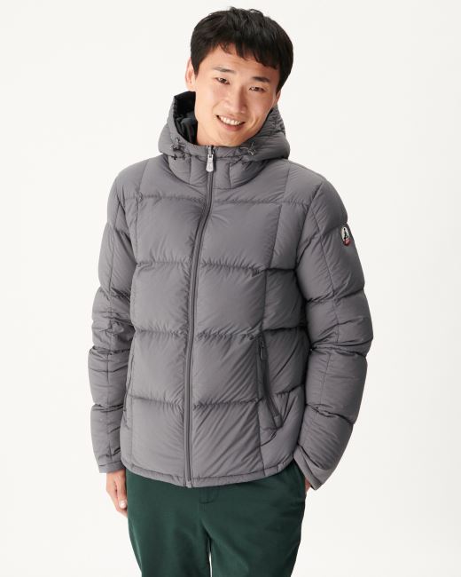 Jott Noir/Anthracite Extreme Cold Hooded Reversible Down Jacket Aspen