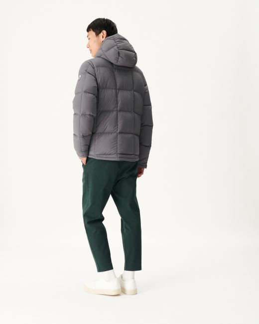 Jott Noir/Anthracite Extreme Cold Hooded Reversible Down Jacket Aspen