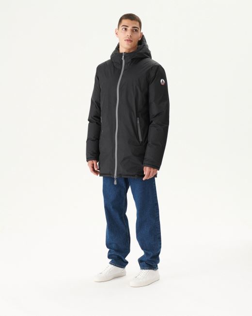 Jott Noir/Anthracite Extreme Cold Reversible Hooded Down Jacket Toronto