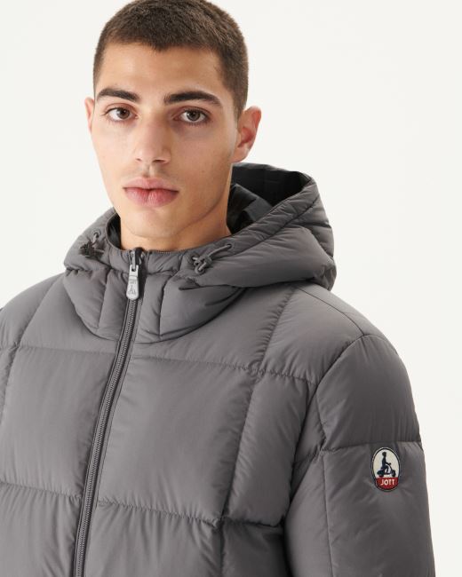 Jott Noir/Anthracite Extreme Cold Reversible Hooded Down Jacket Toronto