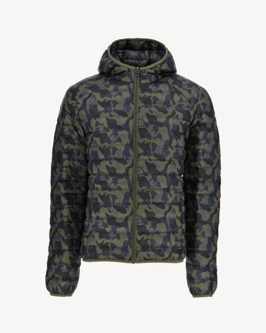 Jott Print Militaire Light Down Jacket Nico