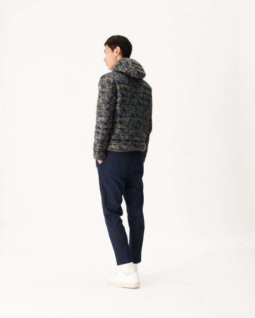 Jott Print Militaire Light Down Jacket Nico