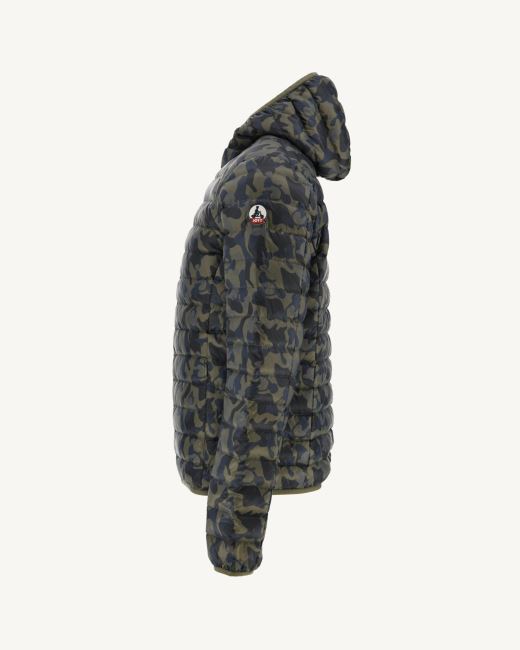Jott Print Militaire Light Down Jacket Nico