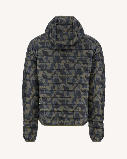 Jott Print Militaire Light Down Jacket Nico