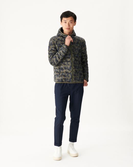 Jott Print Militaire Light Down Jacket Nico