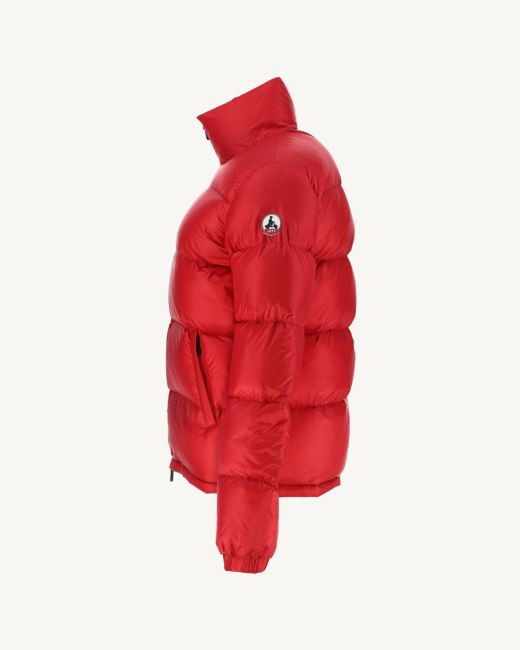 Jott Quilted Down Jacket Red Cardiff