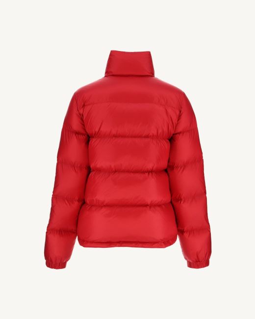 Jott Quilted Down Jacket Red Cardiff