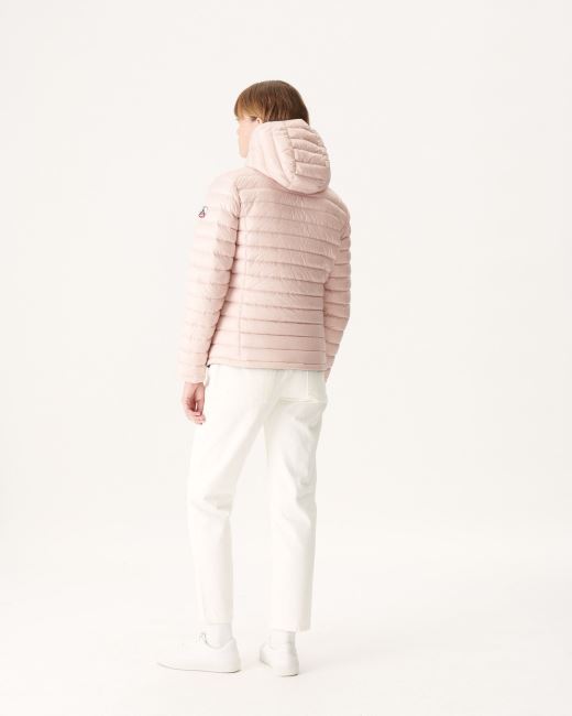 Jott Reversible Down Jacket Black/Light Pink Vienne