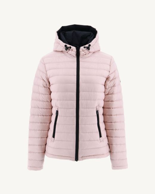 Jott Reversible Down Jacket Black/Light Pink Vienne